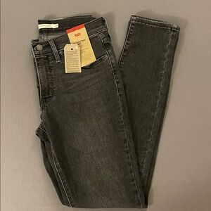Levi's 311 Dark Gray Skinny Jeans